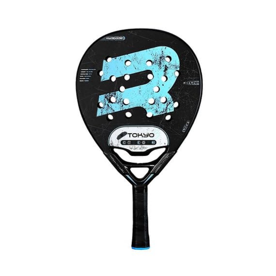 Padel Racket Carbon - 東京パデルラケット ブラックファイバーカーボンフェイスブレンド、高密度フォームコア、3Dマット表面でパワーと精密コントロールを実現