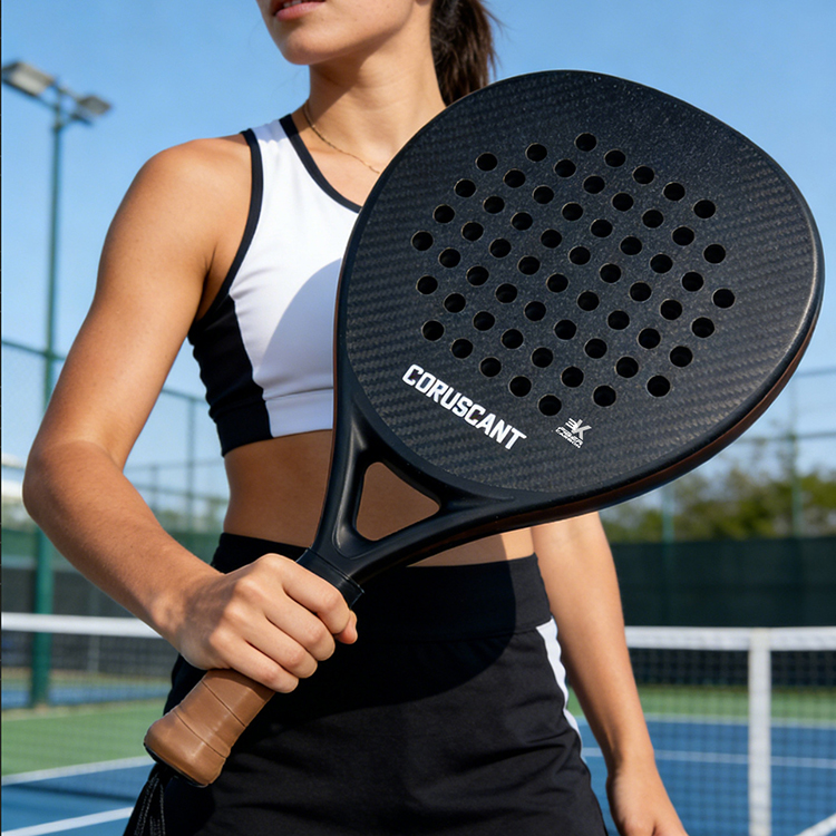 多用途カーボンファイバー素材3Kパデルラケット、ミディアムバ - Padel Racket Carbon のレビューと価格