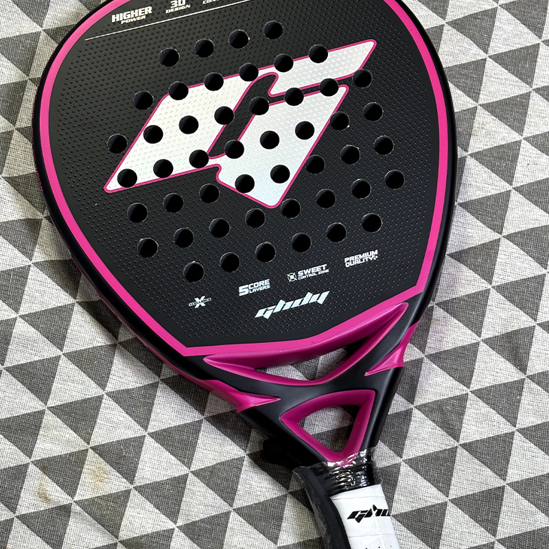 3Kカーボンファイバー素材の屋外用パデルラケット、カスタマイ - Padel Racket Carbon のレビューと価格
