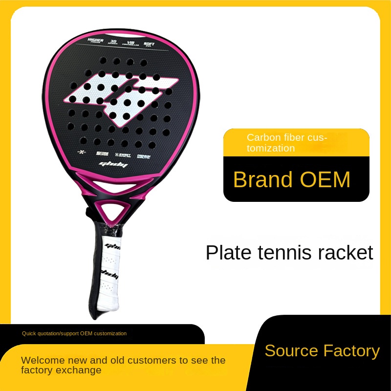 3Kカーボンファイバー素材の屋外用パデルラケット、カスタマイ - Padel Racket Carbon のレビューと価格