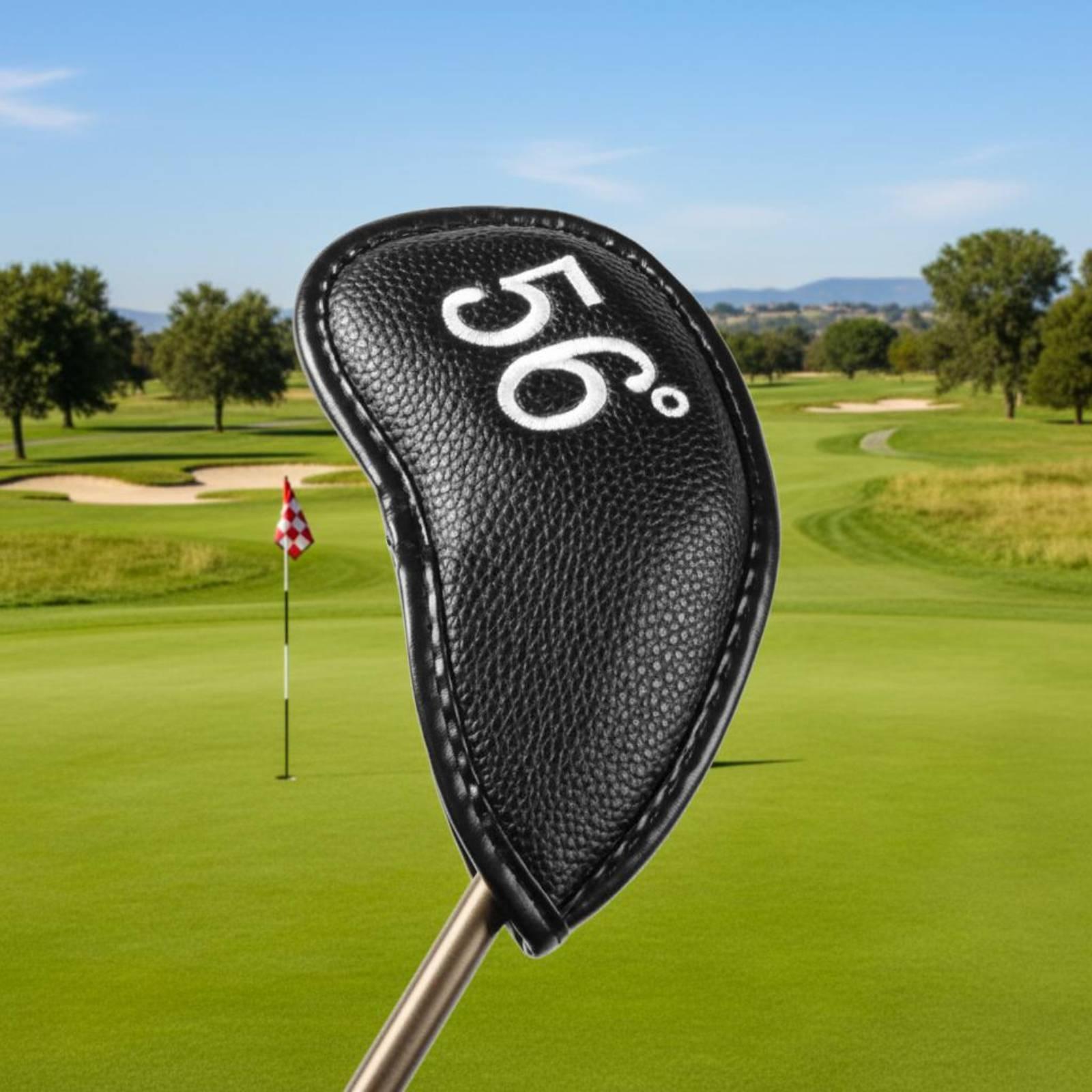 ゴルフクラブヘッドカバー 数字刻印入りPUレザー アイアンカ - Sports Equipment Manager のレビューと価格